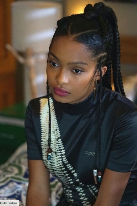 Yara Shahidi Hairstyles Grown Ish, Grown Ish Hairstyles, Yara Shahidi Braids, Grownish Hairstyles, Blackish Hairstyles, Zoey Johnson Hairstyles, Yara Shahidi Hairstyles, Yara Shahidi, 4c Natural