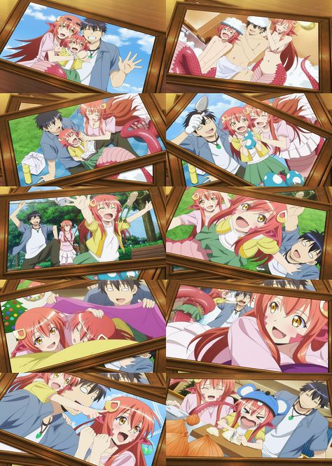 Miia and Kimihito's child Miia Monster Musume, Monster Museum, Monster Girl Encyclopedia, Film Anime, Monster Musume, Anime Monsters, Anime Family, Monster Girl, Cute Comics