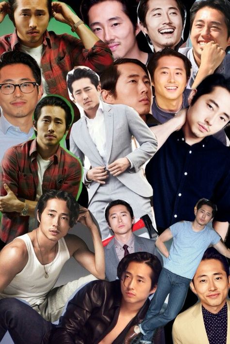 Steven Yeun Wallpaper. Glenn! Steve Yeun, Steven Yuen, Glenn Rhee, Steven Yeun, My Bae, Disney Princess Quotes, Pretty Men, The Walking Dead, Aesthetic Wallpaper