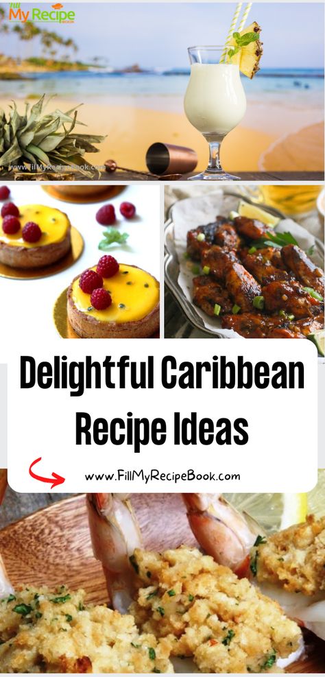 Delightful Caribbean Recipe Ideas to create that includes desserts, drinks, food. Takes your taste buds on a journey as they full of flavors. Pirates Of The Caribbean Recipes, Caribbean Dinner Ideas, Carribean Appetizers Party Ideas, Carribean Desserts, Caribbean Appetizers, Key West Food, Disney Date Night, Puff Pastry Snacks, Tropical Recipes