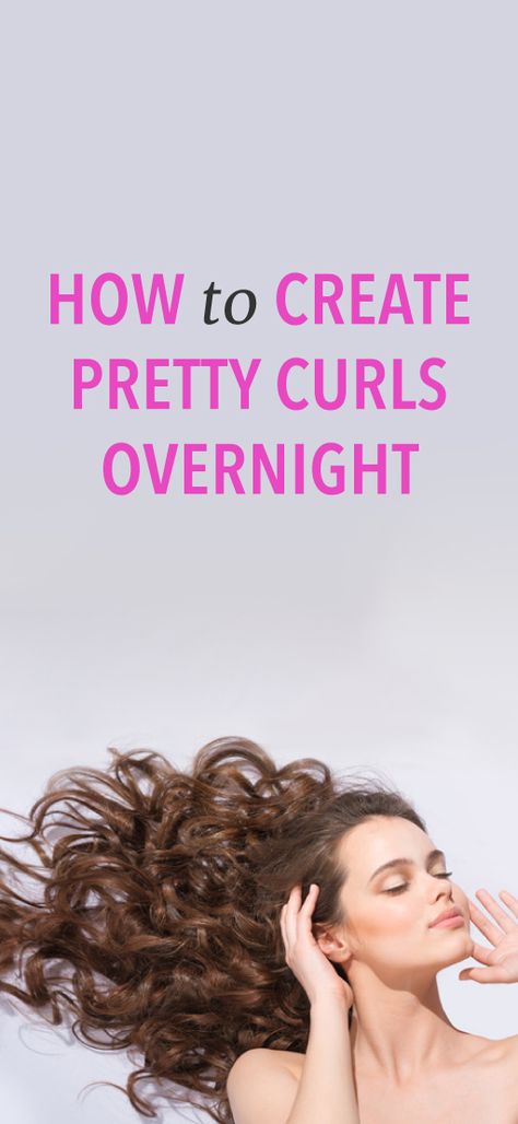 How to make gorgeous curls overnight #curlyhair Make Hair Curly, Such Is Life, Overnight Curls, Ways To Wake Up, School Dropout, Awesome Hair, Healthy Beauty, My Whole Life, Hair Inspiration Color