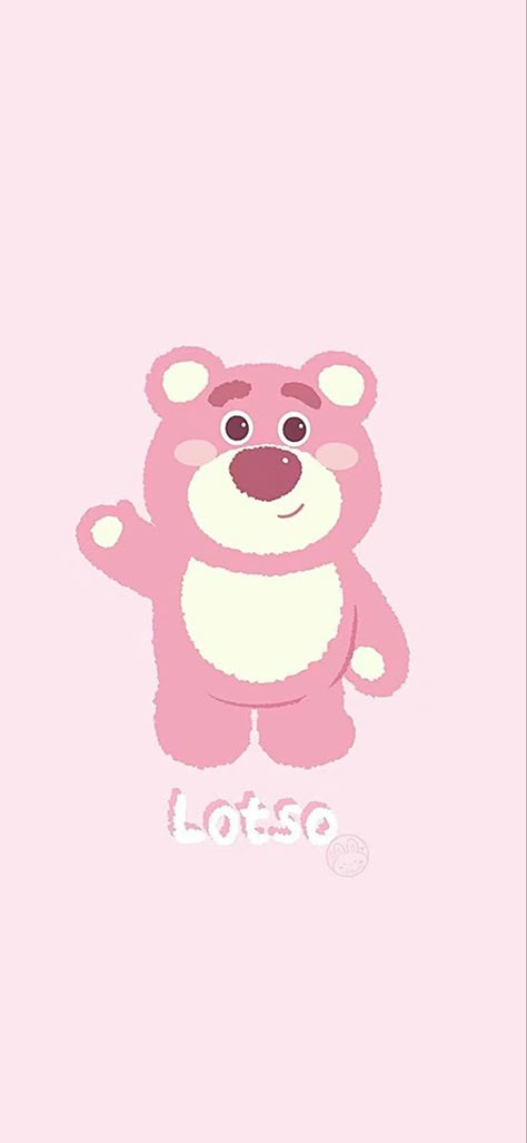 Lotso Bear, Naruto Wallpaper Iphone, Disney Characters Wallpaper, Toy Story Theme, Story Drawing, Desain Quilling, Strawberry Bear, Galaxy Theme, Iphone Lockscreen Wallpaper