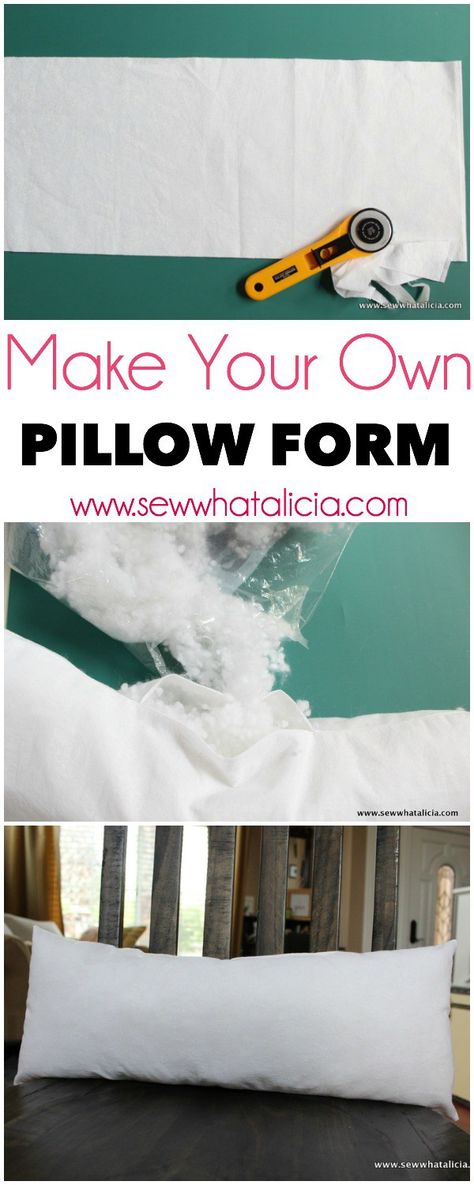 Diy Pillow Stuffing Ideas, Upholstery Techniques, Pillow Stuffing, Make Your Own Pillow, Cushion Ideas, Pretty Pillows, Crafts For Teens To Make, Pillow Form, Sewing Pillows