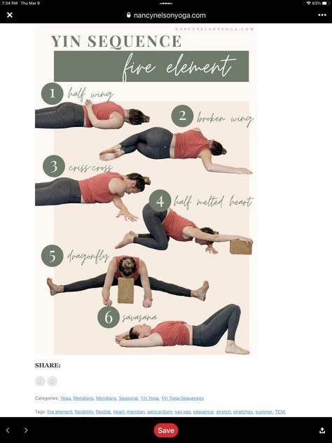 Yin Yoga Sequence, Yoga Sequence, Fire Element, Yin Yoga, Yoga Sequences, Yoga