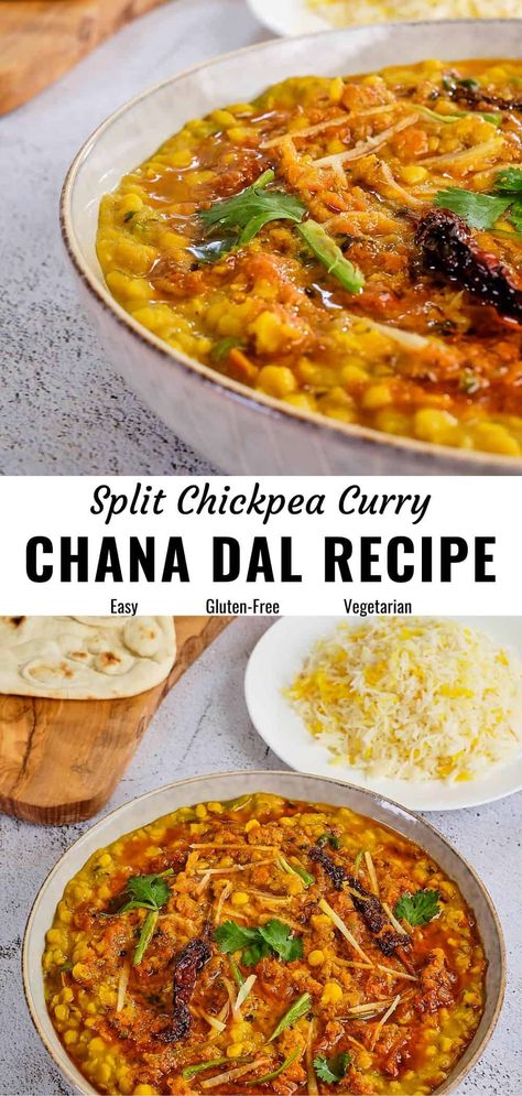 Chana Dahl Recipe, Authentic Indian Dahl Recipe, Chickpea Dahl Recipe, Chana Daal Recipe Indian, Indian Lentils Dal, Dal Curry Indian Recipes, Daal Chawal Recipe, Channa Dal Recipes, Crockpot Dal