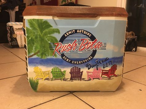 Myrtle Beach Formal Cooler, Frat Coolers Beach Weekend, Frat Coolers Myrtle Beach, Myrtle Beach Frat Cooler, Beta Theta Pi Cooler, Beta Frat Cooler, Beach Frat Cooler, Beach Weekend Cooler, Beta Cooler