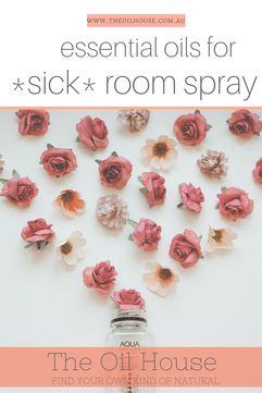 Essential Oils for Sick Room Spray - The Oil House Essential Oil List, Diy Room Spray, Bathroom Spray, List Of Essential Oils, Essential Oil Safety, Diy Cleaning Products Recipes, Pet Area, Essential Oils Cleaning, Diy Essential Oils