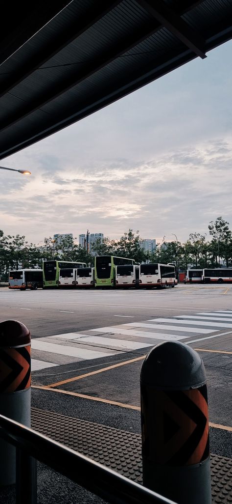 Bus Stop Aesthetic, Singapore Aesthetic, Terminal Bus, Bus Terminal, Bus Stop, Indore, Transportation, Singapore, In This Moment