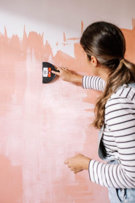 Paint With Sponge Wall, Plaster Look Paint, Valspar Venetian Plaster Paint, Pink Roman Clay Wall, How To Paint Plaster Walls, Plaster Effect Walls, Plaster Coloured Paint, Paint Plaster Walls, Plaster Effect Paint