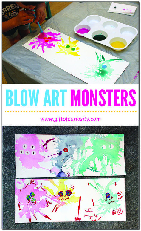 Blow Art, Art Activity For Kids, Creative Art Activities, Baldis Basics, Preschool Art Projects, Summer Art Projects, Preschool Art Activities, Art Activity, Tripod Stand