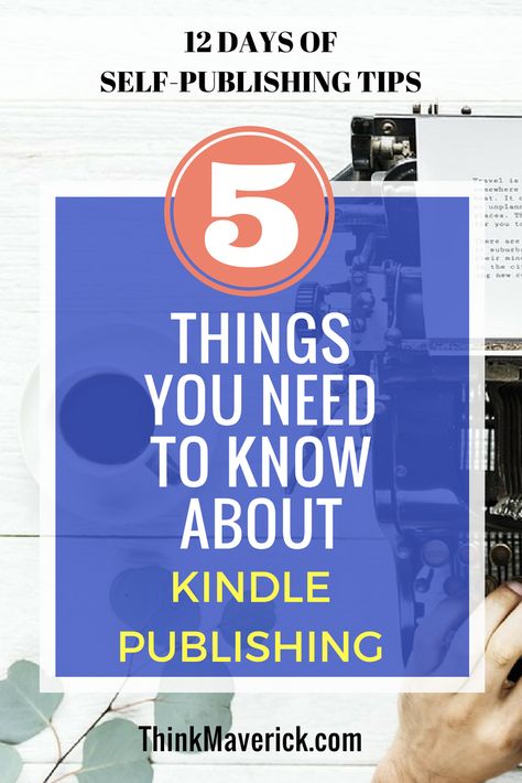 5 Things beginners need to know about kindle publishing. Everything you need to know about self-publishing on Amazon. #selfpublishing #amazon #ebook Ebook Creation, Kdp Publishing, Sell Books On Amazon, Work Remote, Write Book, Amazon Publishing, Writing Childrens Books, Writing Corner, Amazon Kindle Direct Publishing