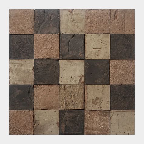 Multicolor Natural Square Terracotta Mosaic | 11 13/16x11 13/16x5/8 | Terracotta Kitchen Backsplash Terracotta Kitchen Backsplash, Terracotta Backsplash, Terracotta Mosaic, Terracotta Kitchen, Brown Tile, Mexican Tiles, Mosaic Backsplash, Brick Flooring, Tile Inspiration