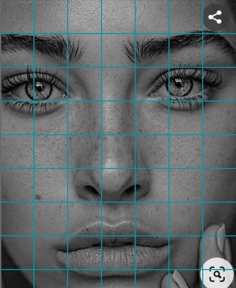 Grid Drawing Ideas Face, Gridded Drawing Reference, Grid Drawing Portrait, Face Drawing Grid, Grid Drawing Ideas, Pencil Art Love, Realistic Face Drawing, Drawing Grid, Jesus Art Drawing