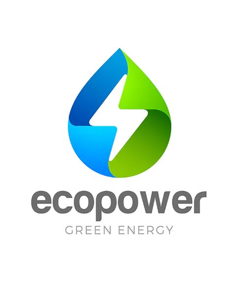 Eco Energy Logo, Sustainable Energy Logo, Clean Energy Logo, Renewable Energy Logo, Green Energy Logo, Bamboo Logo, Energy Logo Design, Solar Logo, Biomass Energy