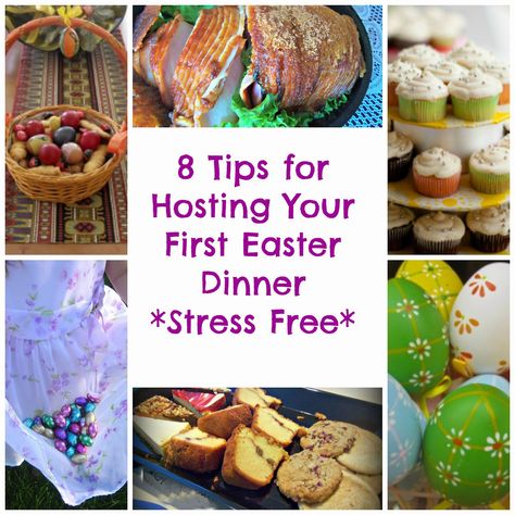 8 Tips for Hosting Your First (or 51st) Easter Dinner Stress Free!  #HoneyBakedEaster #Sponsored Hosting Easter, Hosting Easter Ideas, Food Basket, Baking With Honey, Easter Dinner, Easter Recipes, Easter