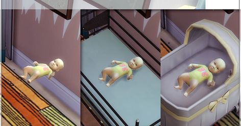 Replacement crib. Download for Sims 4 Sims 4 Invisible Crib, Sims 4 Newborn Crib, Newborn Crib, Cc Sims, Maxis Match, Custom Content, Baby Cribs, Sims Cc, Baby Bed