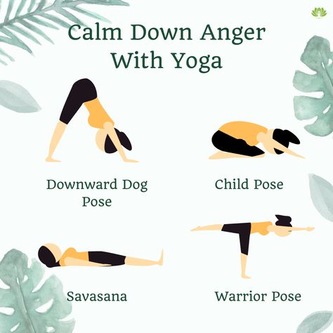 Yoga has proven to relieve anger and make the body calm. Try these asanas when you get angry. #anger #yoga #yogatips #yogaforlife #calm #body Yoga To Release Anger, Powerful Yoga Poses, Yoga For Anger, Yoga Posses, Yoga Information, Yoga Facts, Get Angry, Yoga Poses Advanced, Daily Yoga Workout