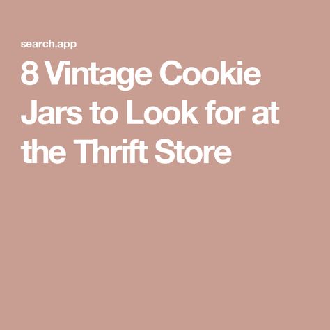 8 Vintage Cookie Jars to Look for at the Thrift Store Antique Cookie Jars Vintage, Vintage Enamelware Decor, Antique Dishes Collectible, Vintage Cookie Jars, Cookie Jars For Sale, Vintage Dishes Antiques, Mccoy Cookie Jars, Antique Cookie Jars, Vintage Canister Sets