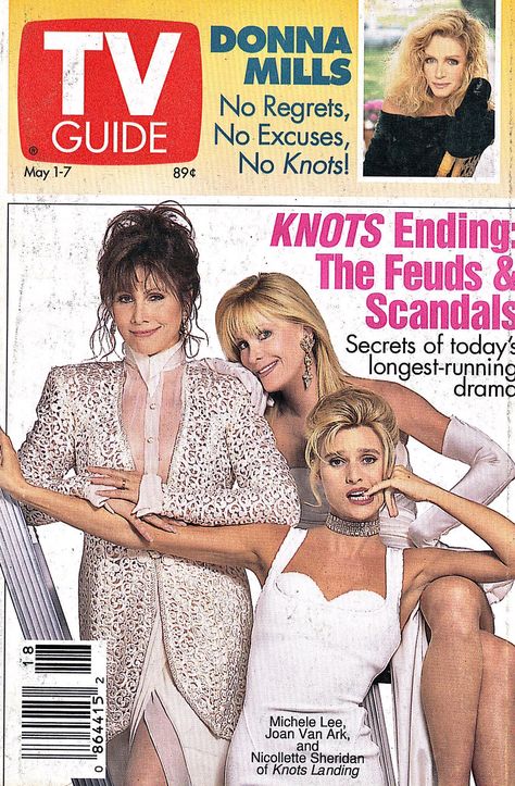 Joan Van Ark, Nicollette Sheridan, Michele Lee, Dallas Tv Show, Donna Mills, Knots Landing, Tv Soap, Television Program, Tv Guide