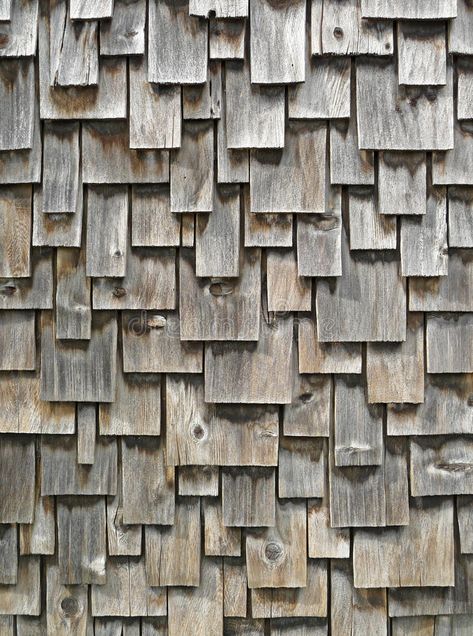 Photo about Background image of weathered cedar shingle exterior siding. Image of layers, abstract, wood - 16124254 Country Home Exterior, Cedar Shake Siding, Cedar Shingle, Shake Siding, Modern Roofing, Architecture Classic, Shingle Exterior, Steel Roofing, Wood Shingles