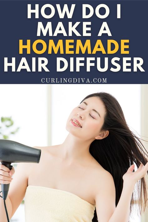 Making a DIY hair diffuser is easy as 1, 2, 3! Simply grab a sock and cover the end of the hairdryer with it. You should leave at least 2-3 inches of bubble at the end. With a hair tie, securely attach the sock to the hair dryer. And tada! You can now dry your wet curls with your DIY sock diffuser. Indeed, a hair diffuser is a life savior. It’s a less damaging approach to managing your natural waves. But if you don’t have one, it doesn’t mean that you can no longer diffuse your tresses. Diy Hair Diffuser, Wet Hair Looks, Wet Hair Hairstyles, Homemade Diffuser, Wet Curls, Diffuser Diy, Blow Dryer Diffuser, Hair Dryer Diffuser, Easy Curls