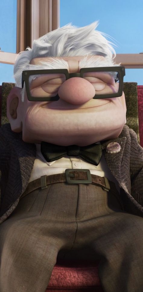 Carl ~ One of my favorite Disney/Pixar guys Up Carl Y Ellie, Carl Y Ellie, Carl Fredricksen, Up Pixar, Up The Movie, Disney Pixar Up, Disney Pixar Movies, Disney Up, Disney Favorites