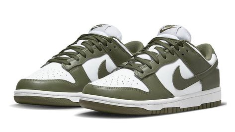 Nike Dunk Low Medium Olive | Where To Buy | DD1503-120 | The Sole Supplier Nike Dunk Low Medium Olive, Olive Green Shoes, Olive Shoes, Sneakers Box, Kobe Shoes, Adidas Spezial, Nike Dunk High, Adidas Campus, Sneaker Release