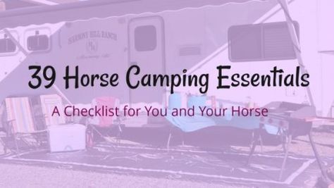 Camping With Horses, Basic Camping Checklist, Winter Hiking Gear, Horse Camping, Hiking Gear List, Camping Checklist Family, Zelt Camping, Vacation Checklist, Camping 101