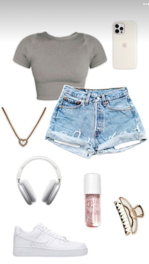 Cut Outfits, Preppy Summer Outfits, Casual Preppy Outfits, Trendy Outfits For Teens, Cute Lazy Day Outfits, Cute Preppy Outfits, Trendy Summer Outfits, Preppy Summer, Easy Trendy Outfits