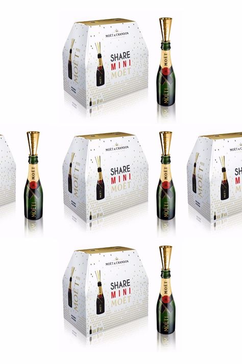 Mini Bottle Cocktails, Mini Moet Bottles Champagne, Small Champagne Bottles, Champagne Favors, Champagne Campaign, Moët Chandon, Mini Champagne Bottles, Artist Loft, Bridesmaid Boxes