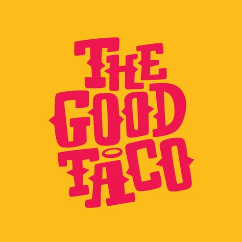 My brand patterns aren't just an afterthought, I absolutely love creating them so I put a lot of time and thought into them! This one created for 'The Good Taco' uses shapes taken from the chunky hand-drawn font of the logo (scroll to see) and is inspired by the intricate patterns seen on Mexican tiles, tapestries and rugs. I believe brand patterns are so important to a brand. Here's a couple of reasons why: 🌟 They create instant brand recognition 🌟 They convey your brand's personality and ... Mexican Food Branding, Burrito Logo, Mexican Restaurant Logo, Mexican Branding, Mexican Logo, Burrito Restaurant, Mexican Graphic Design, Mexican Fonts, Mexican Bakery