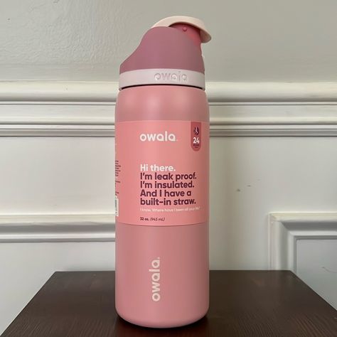 Owala Rosy Dreams 32oz Tumbler Owala Water Bottle Rose Quartz, Air Up Water Bottle Pink, 32 Oz Owala, Rose Quartz Owala, Owala Water Bottle Pink, Owala Cup, Owala Tumbler, Owala Bottle, Modern Water Bottle