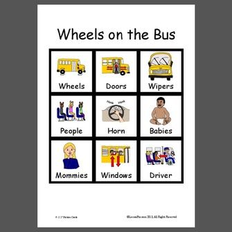 Wheels On The Bus Printable Free, Wheels On The Bus Activities For Preschool, Wheels On The Bus Song, Bus Picture, Bus Craft, Bus Crafts, Bus Safety, The Wheels On The Bus, Nursery Rhymes Preschool