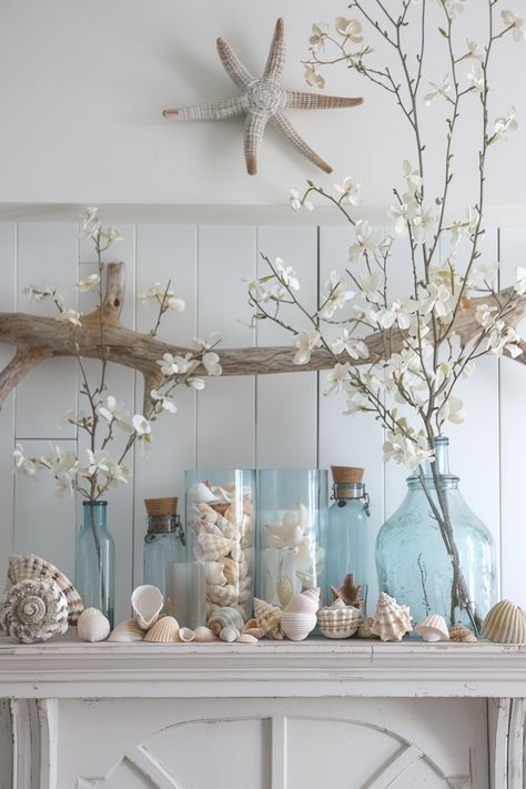 summer mantel decorating ideas
summer mantel decorating ideas farmhouse
summer mantel decorating ideas rustic
summer mantel decorating ideas modern
summer mantel decorating ideas simple
summer mantel decorating ideas glass jars
summer mantel decorating ideas with mirror
summer mantel decorating ideas traditional Seashells Home Decor, Sea Inspired Decor, Beach Mantle Decor, Seashells Decor Ideas, Beachy Decorating Ideas, Beachy Living Room Ideas, Nautical Bedroom Decor, Summer Mantel Decorating Ideas, Summer Decorations For Home