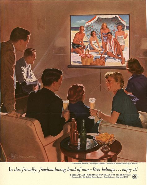 Roger Wilkerson, Arte Pulp, Beer Prints, City People, Old Magazines, Lifestyle Art, Norman Rockwell, Print Advertising, Vintage Life