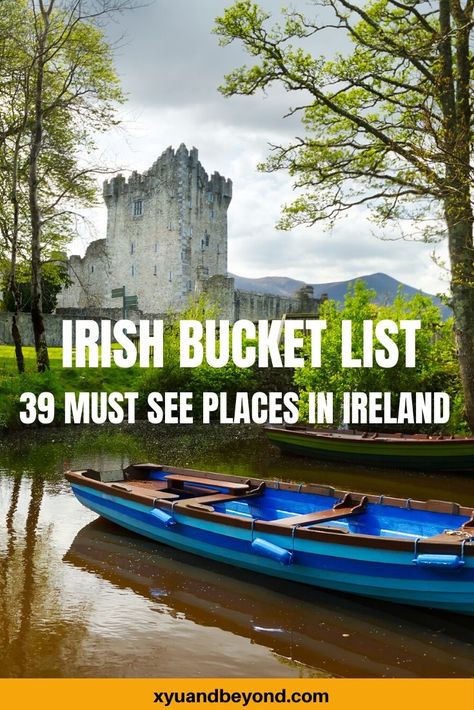 Things To Do In Ireland Bucket Lists, Best Castles In Ireland, Ireland Top 10 Places To Visit, Northern Ireland Castles, Galway City, Ireland Itinerary, Ireland Travel Guide, Castles In Ireland, Ireland Vacation