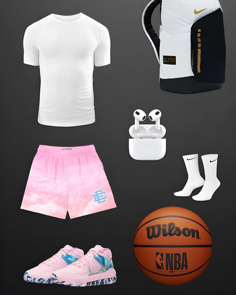 Basketball Outfit Ideas, Basketball Essentials, Basketball Fits, Basketball Outfits, Basketball Outfit, Ball Outfits, Bball Shoes, Casual Sporty Outfits, Go Karting