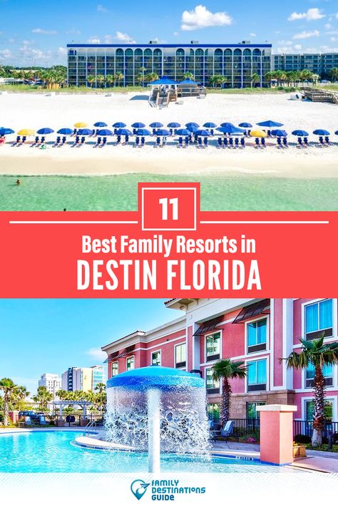 Want ideas for a family vacation to Destin, Florida? We’re FamilyDestinationsGuide, and we’re here to help: Discover Destin's best resorts for families - so you get memories that last a lifetime! #destinflorida #destinvacation #destinwithkids #familyvacation Destin Florida Family Vacation, Destin Beach Florida, Family Resorts In Florida, Family Future, Florida Trips, Resorts For Kids, Kid Friendly Resorts, Destin Florida Vacation, Best Family Resorts