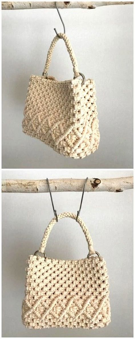 Macrame Purse Pattern Free, Diy Macrame Purse Tutorials, Macrame Hand Bag, Macrame Handbag Tutorial Patterns, Macrame Bag Diy Tutorials Free Pattern, Macrame Bag Pattern Free, Macrame Tote Bag Tutorial, Macrame Purse Diy, Macrame Bag Diy Tutorials