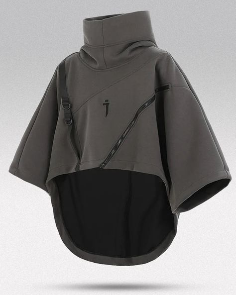 Japanese Techwear Hoodie ’Motosu’ - TECHWEAR STORM™ Japanese Techwear, Mens Techwear, Techwear Hoodie, Hakama Pants, Fall Hoodies, Futuristic Fashion, Crop Hoodie, Pullover Men, Zipper Hoodie