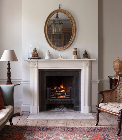 Reproduction Fireplaces - Stone & Marble | Jamb Fireplace Hearth, Antique Fireplace, Home Fireplace, Home Magazine, Marble Fireplaces, Modern Fireplace, English Country House, English House, Fireplace Design