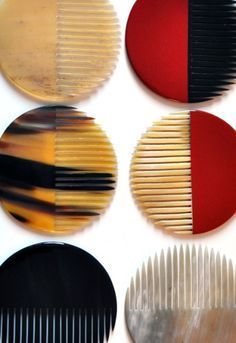 Round combs Hair Combs, Diy Hair Accessories, Color Textures, Objects Design, Design Crafts, Industrial Design, Comb, Packaging Design, Design Inspiration