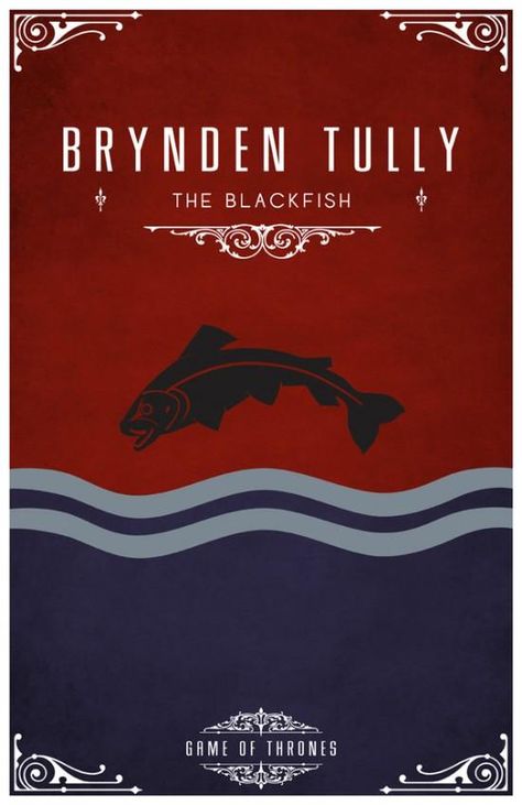 Brynden Tully Brynden Tully, Tully Game Of Thrones, House Tully, Game Of Thrones Poster, Game Of Thrones Series, Trendy Games, Got Game Of Thrones, House Games, Art Games