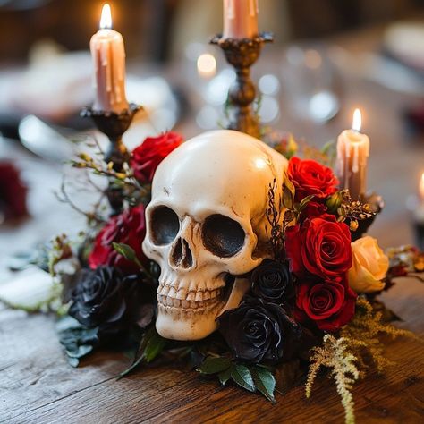 Explore Skull Vase, Easy Outdoor Halloween Decorations, Boo Bash, Diy Wedding Centerpieces, Vase Centerpiece, Halloween Things, Arrangement Ideas, Wedding 2025, Event Decoration