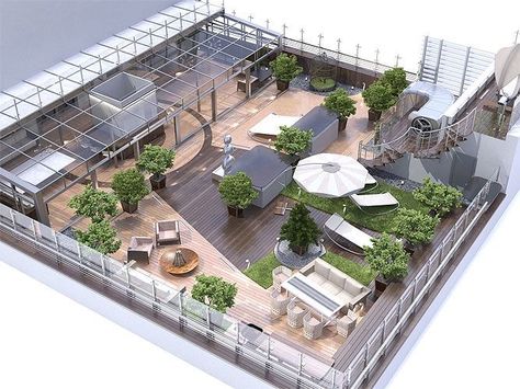 Pergola Shade Diy, Rooftop Restaurant Design, Roof Terrace Design, Roof Garden Design, Balkon Decor, Outdoor Restaurant Design, Terrace Restaurant, Rooftop Terrace Design, Rooftop Design