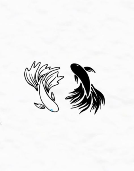 Jujitsu Kaisen Tatoos, Jjk Minimalist Tattoo, Jjk Koi Fish Tattoo, Daoism Tattoo, Horimiya Tattoo Ideas, Lowkey Anime Tattoos, Jujitsu Kaisen Tattoo Designs, Gojo Fish, Mdzs Tattoo