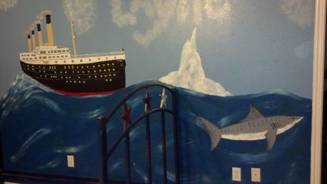 Titanic Room - Layne is obsessed! Titanic Bedroom Ideas, Titanic Room, Rms Titanic, Bedroom Themes, Kids' Room, Titanic, Classroom Ideas, Bedroom Ideas, Lincoln