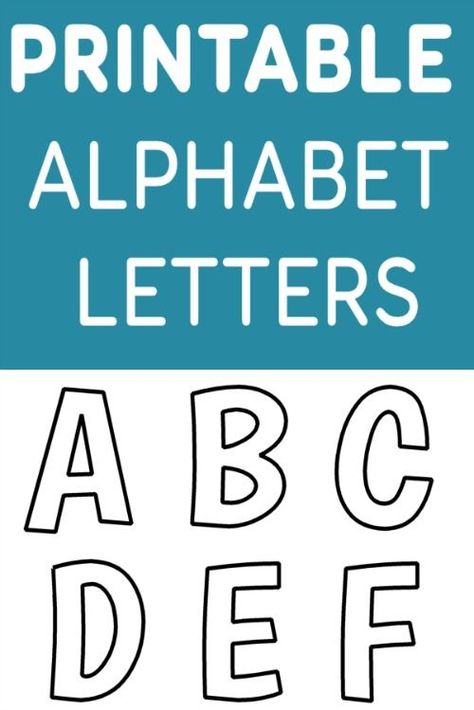 Printable free alphabet templates are useful for a myriad of projects for school, crafts, scrapbooking, teaching kids their letters, a homeschool room and more. Keep these free printables handy. Go ahead and print yours now. Alphabet Stencils Printables, Free Printable Alphabet Templates, Free Printable Letter Templates, Abc Templates, Letter Stencils Printables, Printable Letter Templates, Alphabet Letter Templates, Free Stencils Printables, Letter Templates Free