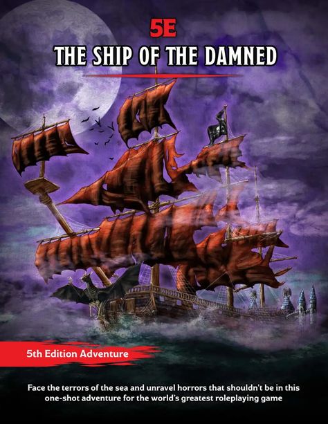 D&d Pirate Ship, Dnd One Shot Adventure, Dungeons And Dragons Pdf, Red Woods, Dm Ideas, Dungeons And Dragons Books, Dungeons And Dragons Rules, Battle Art, Dungeons And Dragons Adventures