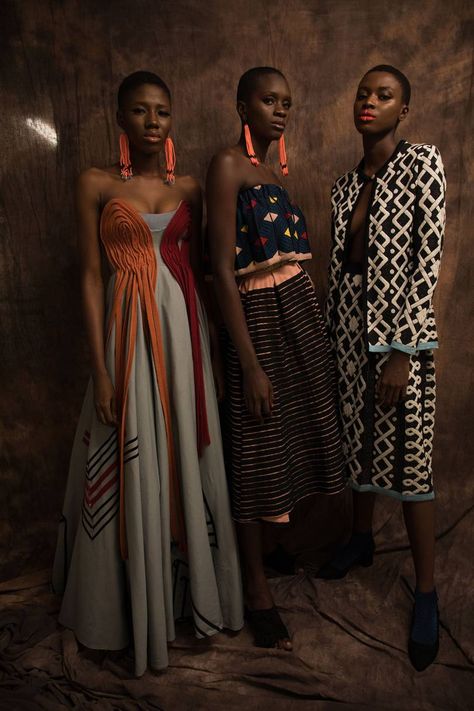 Trevor Stuurman, Sewing Dress, Afrikaanse Mode, Three Women, Fashion Week 2018, Mode Boho, African Inspired Fashion, African Men Fashion, Africa Fashion